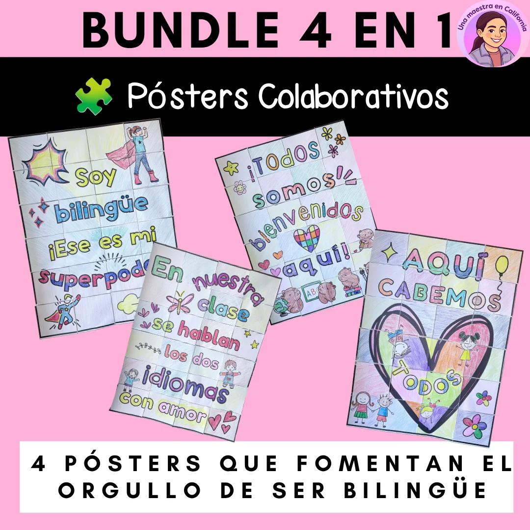 Spanish Collaborative Posters- Back to School Collaborative Poster en Español
