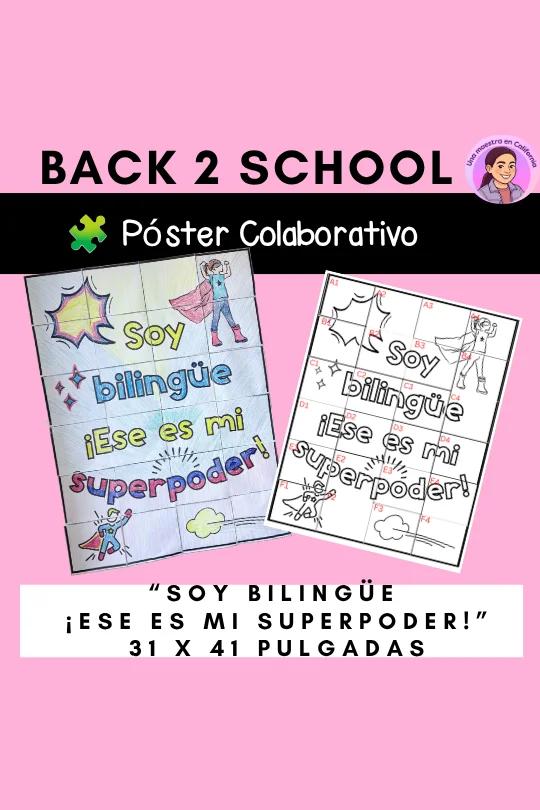 Poster Colaborativo "Soy bilingüe"