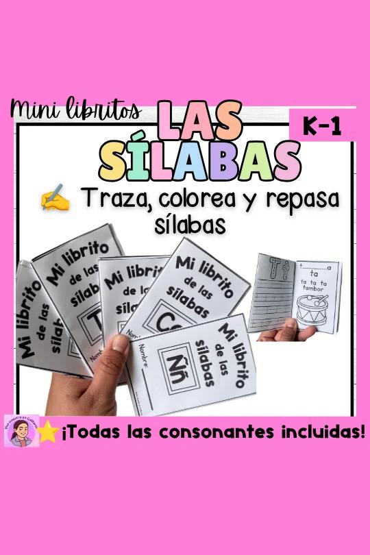 Sílabas- Lectura de sílabas- Actividades Sílabas en Español K-1-