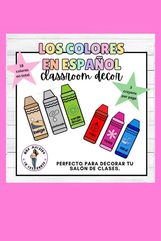 Pósters Los colores Crayolas 2